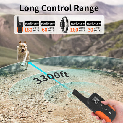 Dog Shock Collar - 3300Ft Training Collar